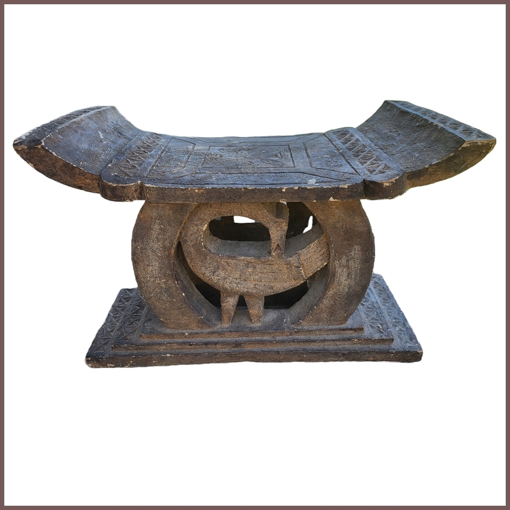 Sankofa Antique Ashanti Stool